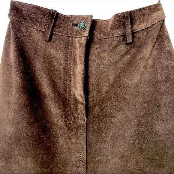 Tommy hilfiger faux suede skirt cheap